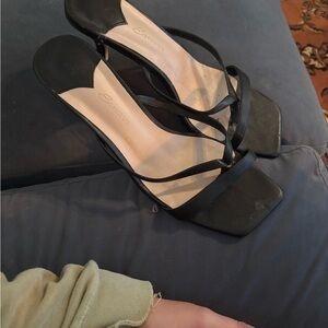 Black Strappy Sandals